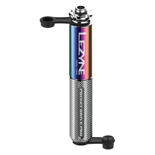 Ручной насос Lezyne POCKET DRIVE PRO Бензиновый/серебристый 160psi Y14